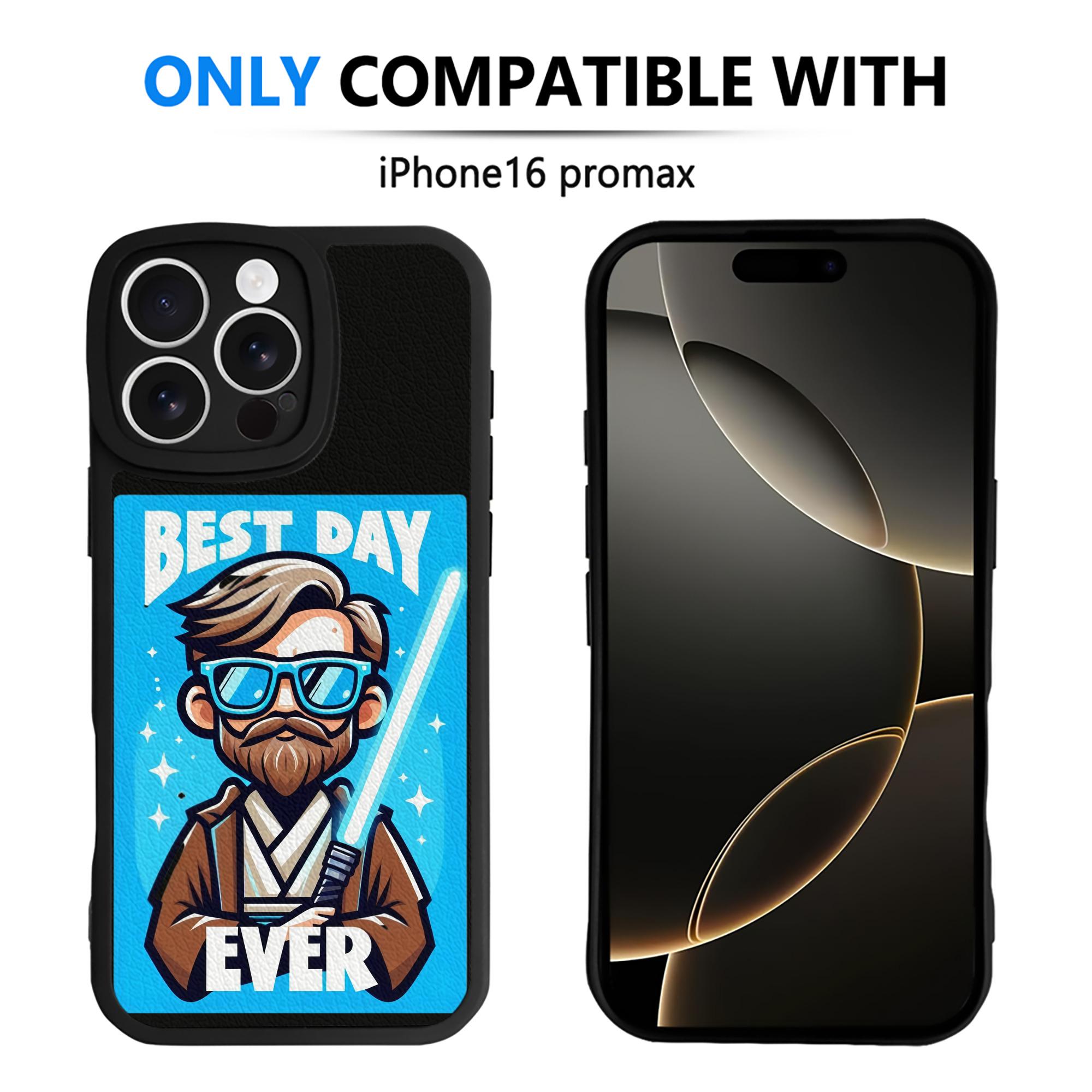 （画像用） スター・ウォーズ Star Wars 【iPhone 16シリーズ対応】シリコンスマホケース（レザー調） 材質：シリコン